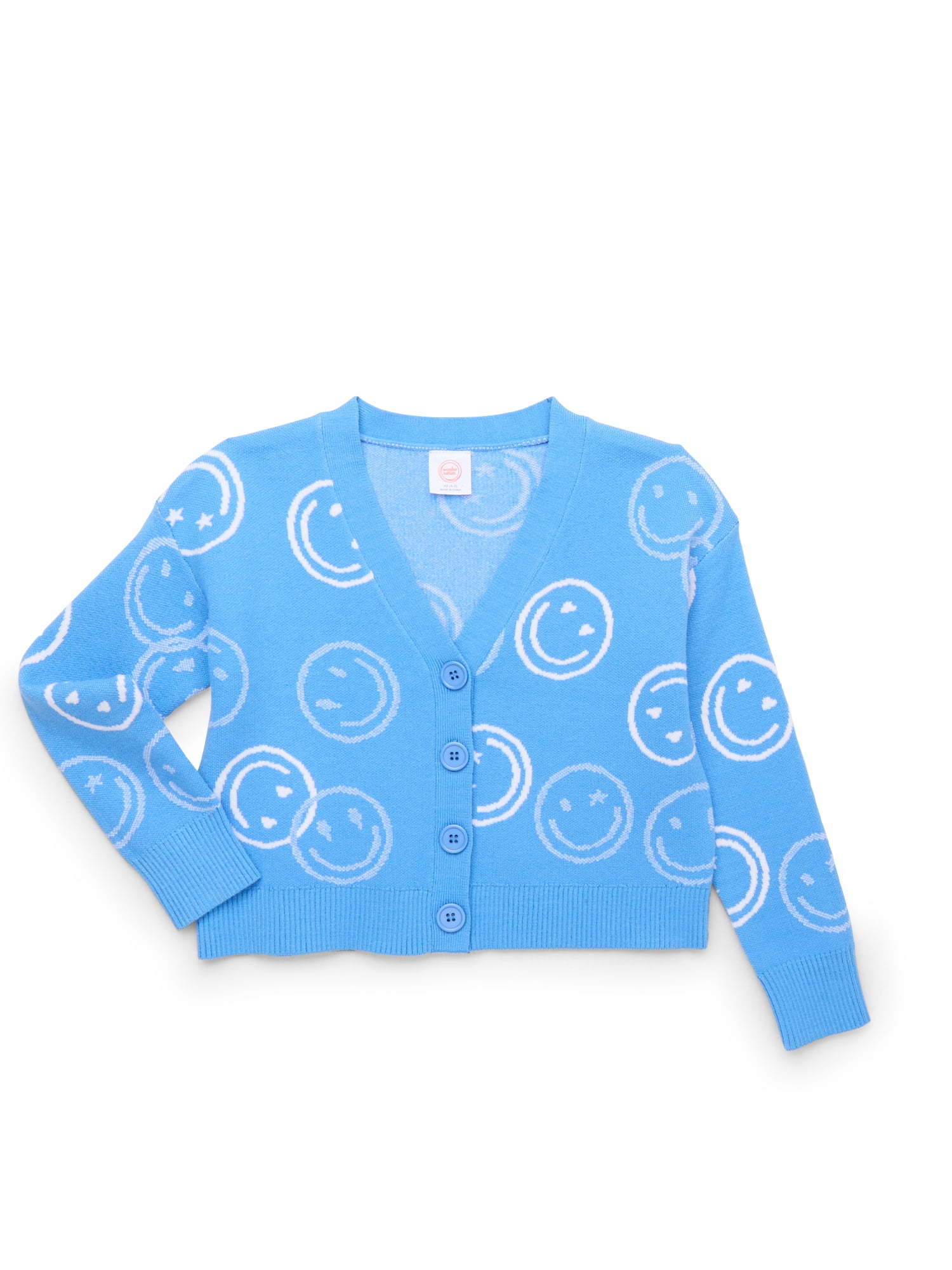 Wonder Nation Girls Novelty Feather Yarn Star Icon Sweater Sizes 4 18 Plus