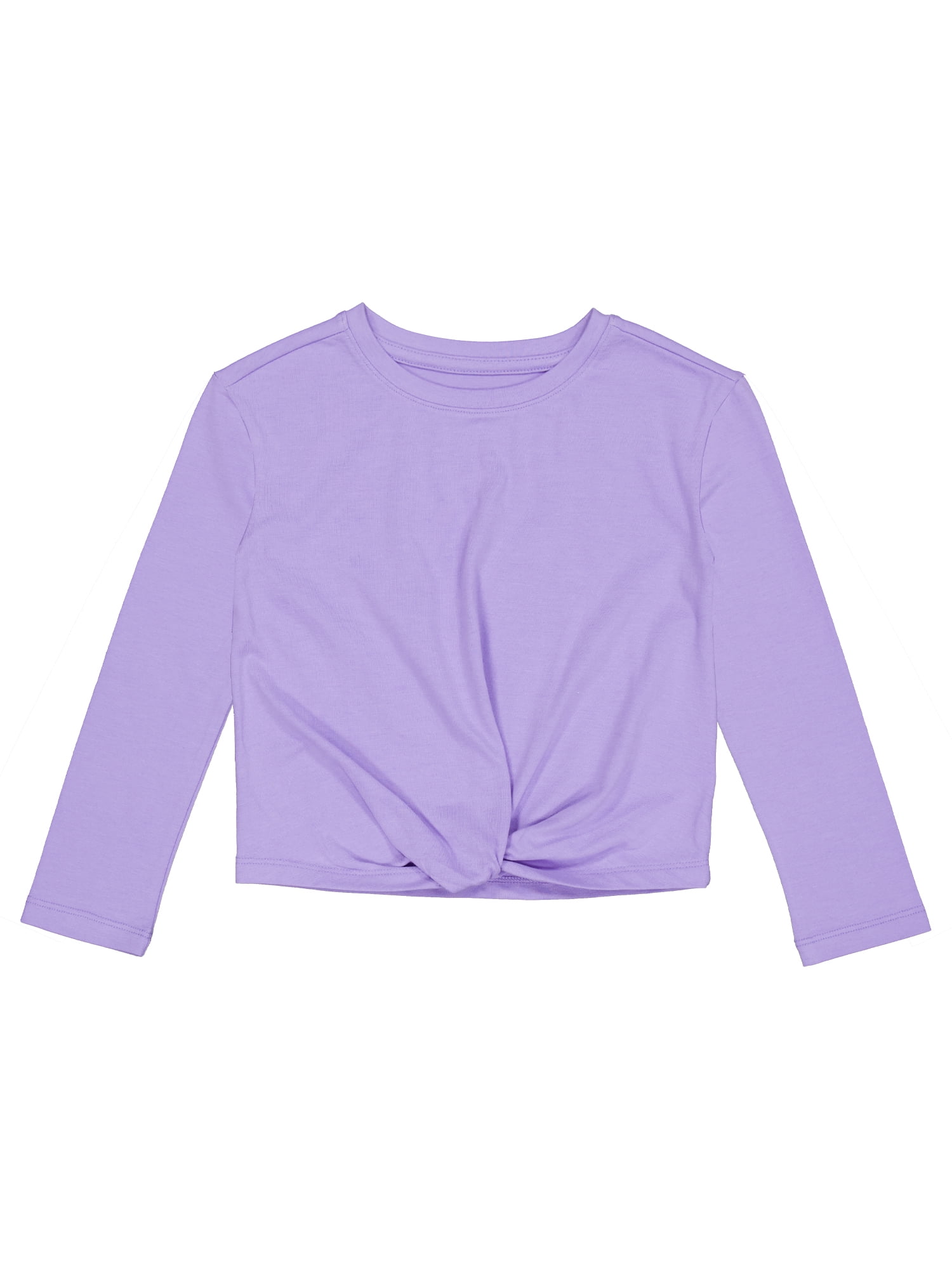 Girls Long Sleeve Jersey Top, Sizes 4-18 & Plus