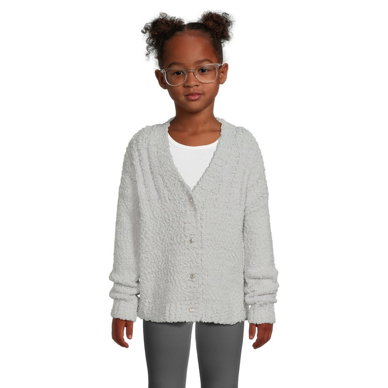 Wonder Nation Girls Long Sleeve Party Cardigan Sizes 4 18 Plus Walmart
