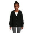thumbnail image 1 of Wonder Nation Girls Long Sleeve Party Cardigan, Sizes 4-18 & Plus, 1 of 5