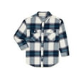 thumbnail image 1 of Wonder Nation Girls' Long Sleeve Plaid Shirt Jacket, Sizes 4-18 & Plus, 1 of 3