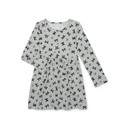 Mila Emma Girls Long Sleeve Jersey Dress With Pockets Sizes 4 18 Walmart