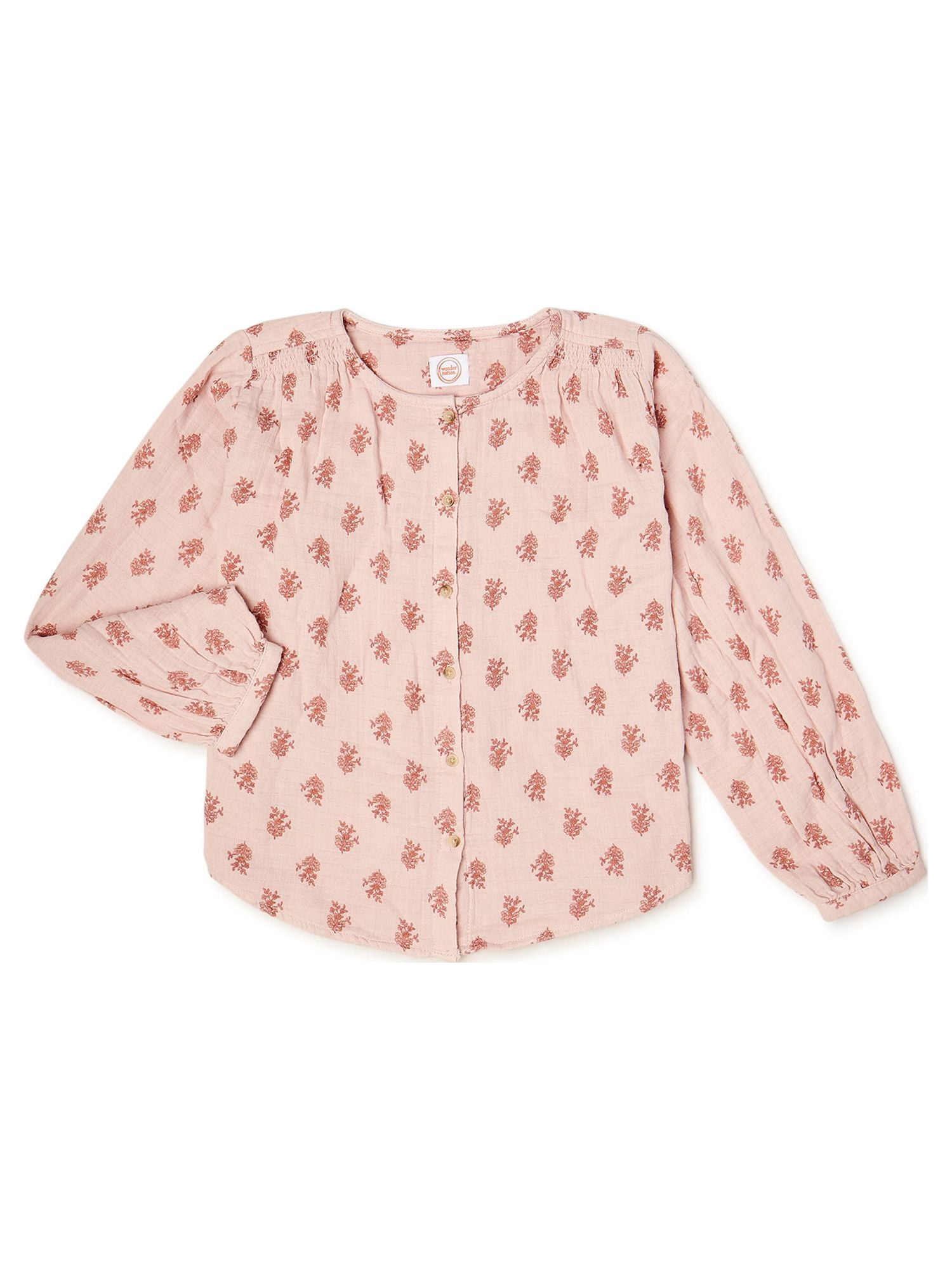 KIDS' LONG SLEEVE TOP 4-10 WOODBLOCK WONDER main image 1