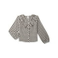 thumbnail image 1 of Wonder Nation Girls Long Sleeve Ruffle Top, Sizes 4-18 & Plus, 1 of 3