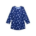 Wonder Nation Girls Long Sleeve Sleep Gown Pajama, Sizes 418 & Plus