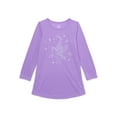 thumbnail image 1 of Wonder Nation Girls Long Sleeve Sleep Gown Pajama, Sizes 4-18 & Plus, 1 of 2