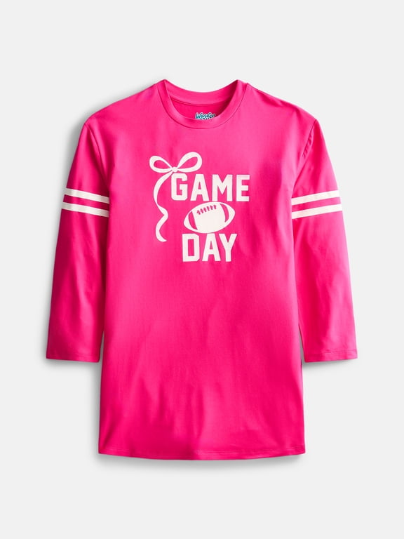 Girls Long Sleeve Sleep Gown, Sizes 4-18