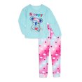 thumbnail image 1 of Wonder Nation Girls' Long Sleeve Top and Joggers Pajama Set, 2-Piece, Sizes 4-18 & Plus, 1 of 3
