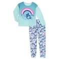 thumbnail image 1 of Wonder Nation Girls' Long Sleeve Top and Joggers Pajama Set, 2-Piece, Sizes 4-18 & Plus, 1 of 1