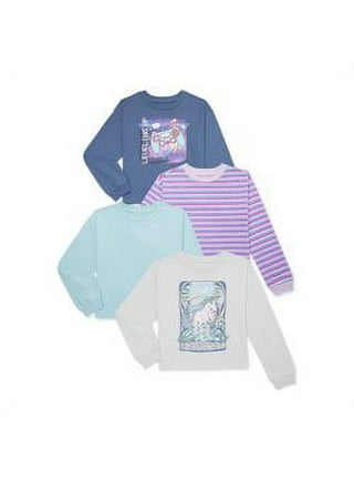 Week-End à La Mer Girls & White Breton Stripe T-Shirt Girls Toddler 4 Year Pink Cotton by Childrensalon