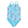thumbnail image 1 of Wonder Nation Girls Mermaid Everyday One-Piece Swimsuit, Sizes 4-18 & Plus, 1 of 3