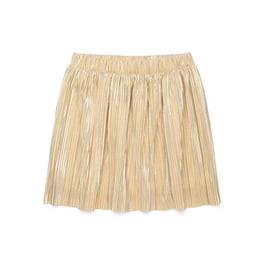 Gold pleated skirt walmart hotsell