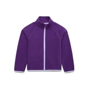 Wonder Nation Girls Microfleece Jacket, Sizes 4-18