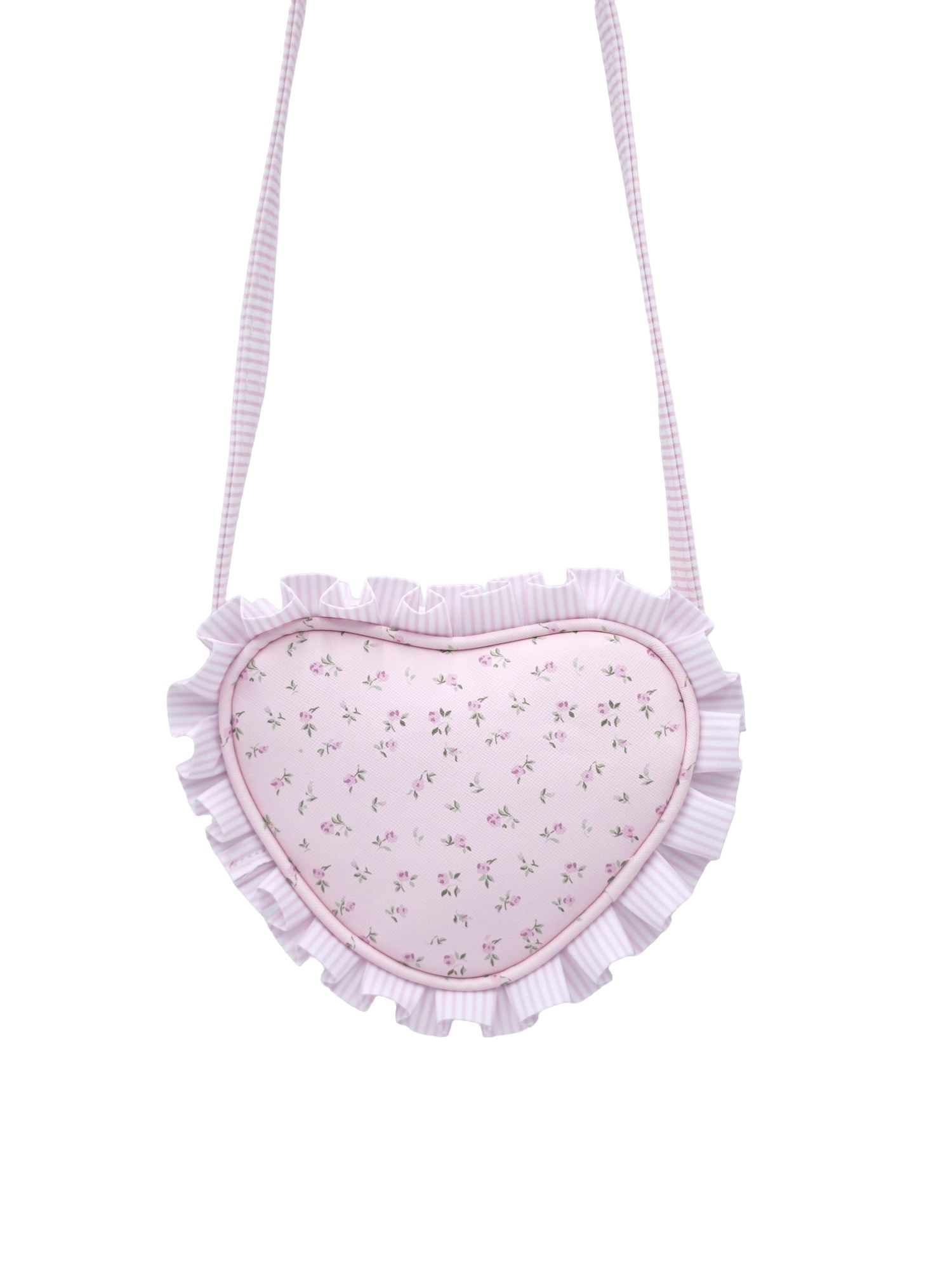 Wonder Nation Girls Mini Purse, Pink Floral and Stripe