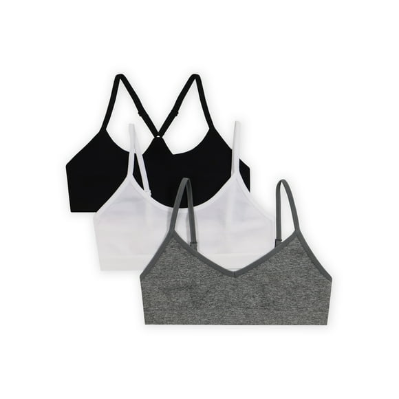 Girls Multi-Style Bra, 3-Pack, Sizes XS-2XL