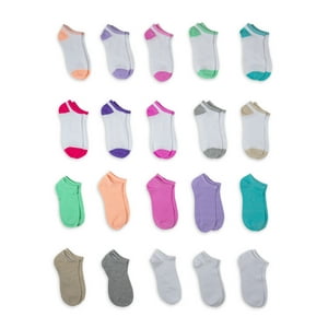 Wonder-Nation-Girls-No-Show-Socks-20-Pac