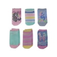 thumbnail image 1 of Wonder Nation Girls No Show Socks, 6-Pack, Sizes S-L, 1 of 1