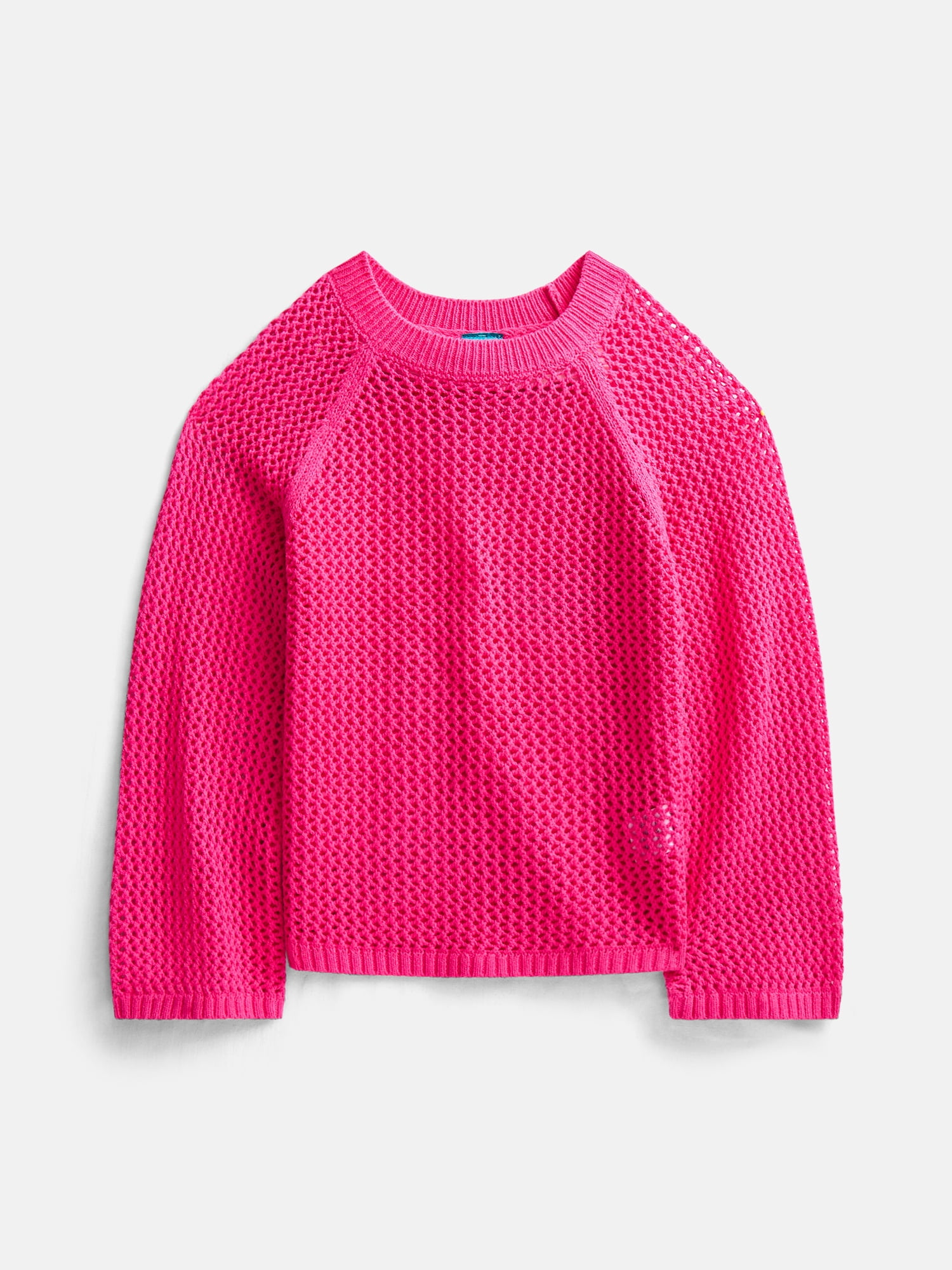 Wonder Nation Girls Open Knit Sweater, Lightweight, Sizes 4-18 & Plus
