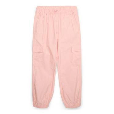 Wonder Nation Girls Parachute Pant with Cargo Pockets, Sizes 4-18 & Plus