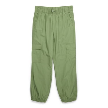Wonder Nation Girls Parachute Pant with Cargo Pockets, Sizes 4-18 & Plus