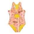 thumbnail image 1 of Wonder Nation Girls Patchwork Paisley Swimsuit, 1-Piece, Sizes 4-18 & Plus, 1 of 3