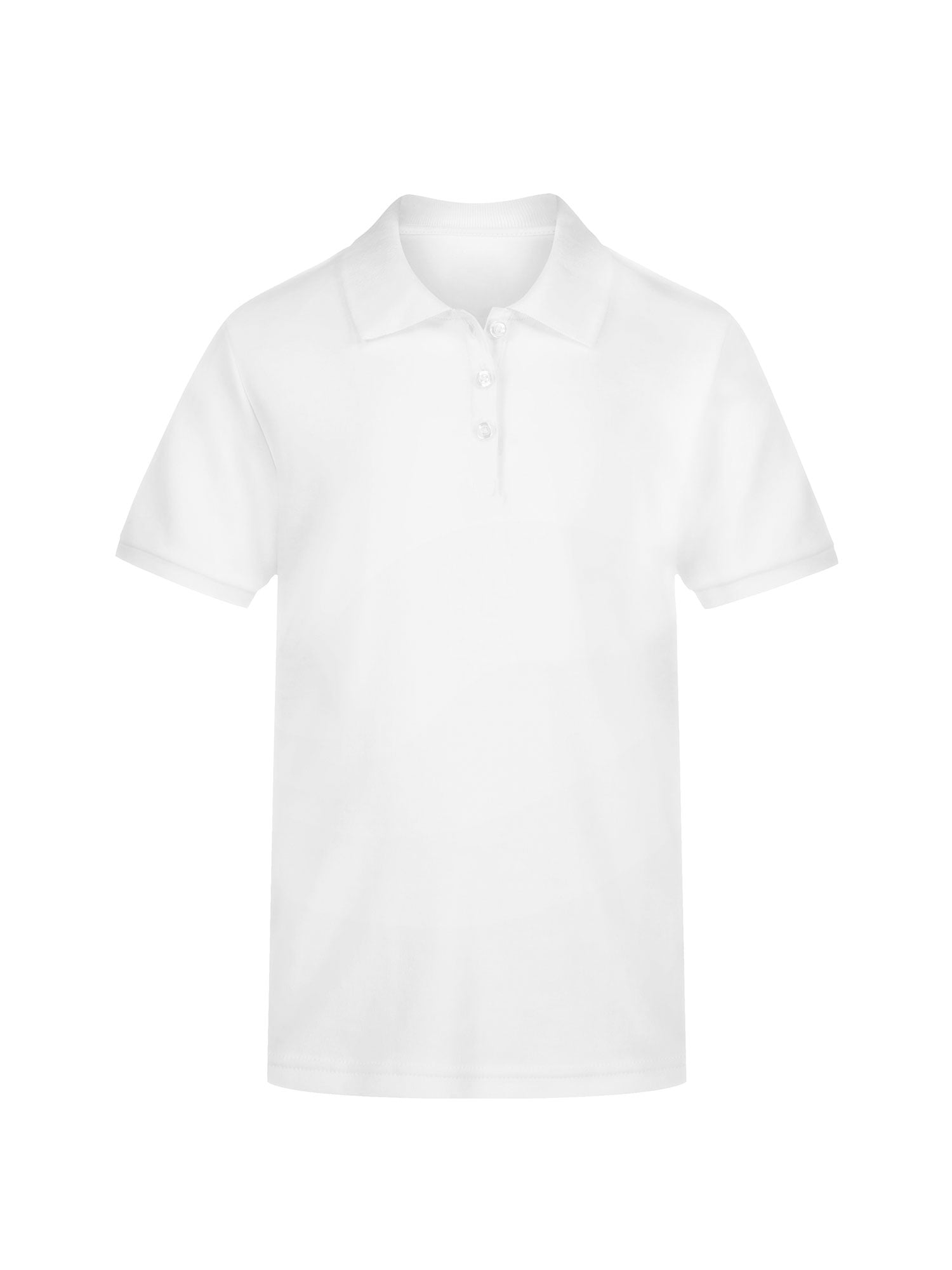 Wonder Nation Girls Performance Polo Shirt, Sizes XS-XXL