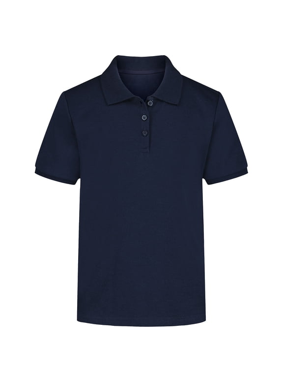 Girls Performance Polo Shirt, Sizes XS-XXL