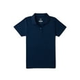 thumbnail image 1 of Wonder Nation Girls Performance Polo Shirt, Sizes XS-XXL, 1 of 3