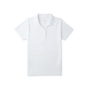 Wonder Nation Girls Performance Polo Shirt, Sizes XS-XXL