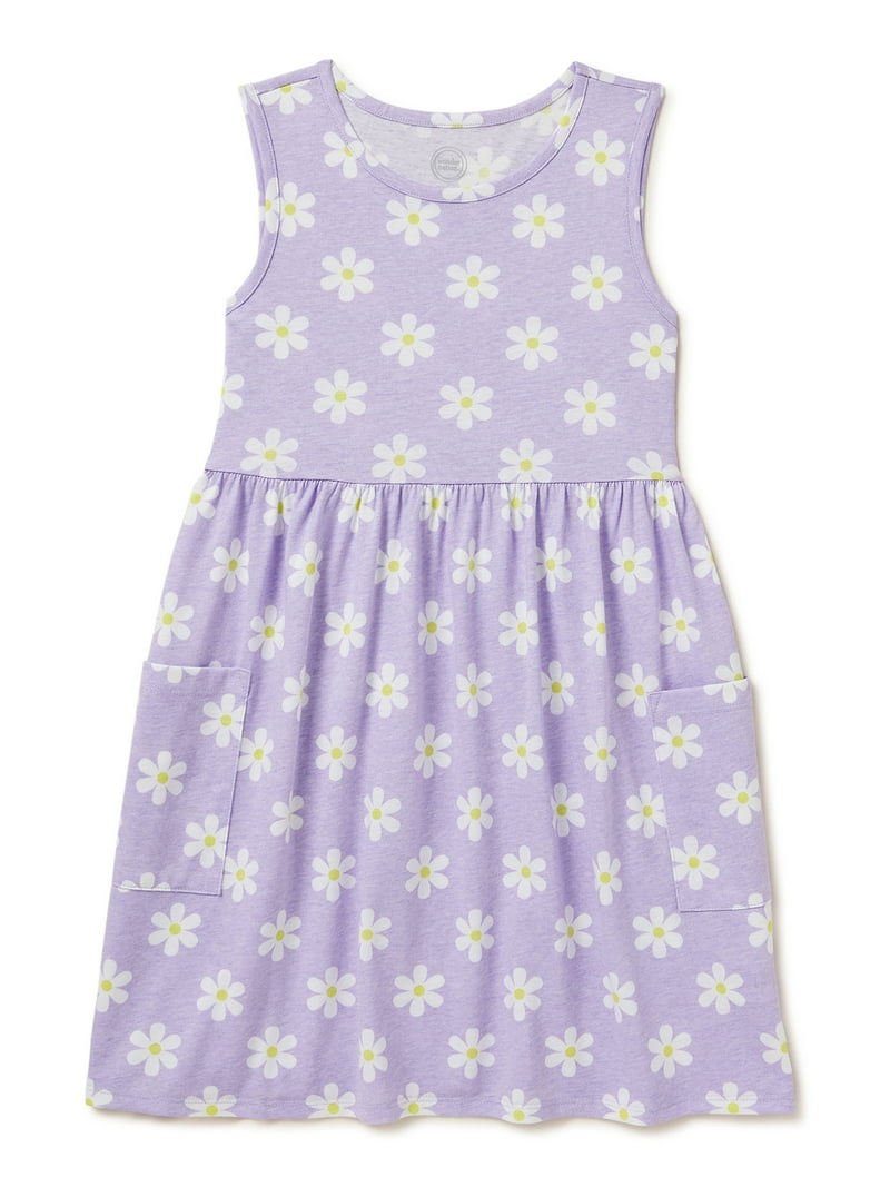 Wonder Nation Girls Play Dress - Sleeveless Knit Dress - Walmart.com Wonder Nation Girls Play Dress - Sleeveless Knit Dress - Walmart.com