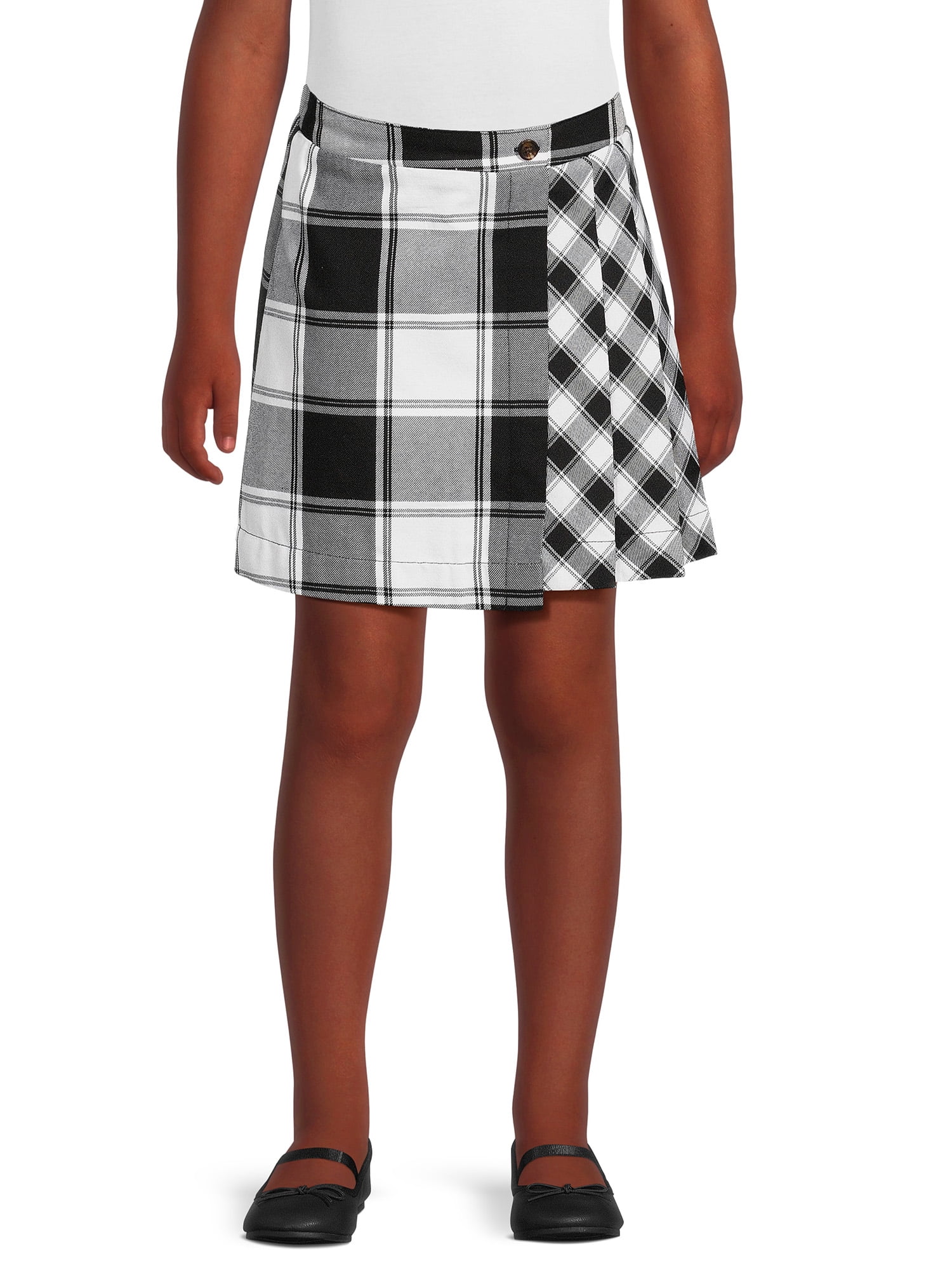 KIDS MINI BOX PLEAT SKIRT
 4-10 WOODBLOCK WONDER main image 1