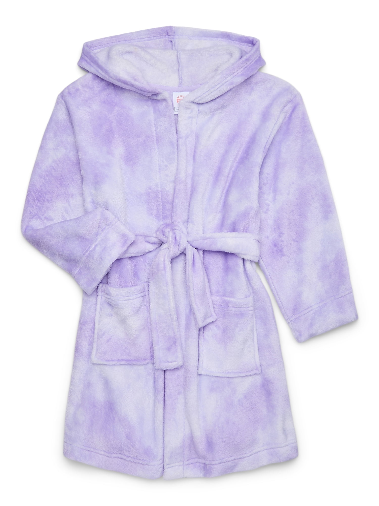 Wonder Nation Girls Plush Fleece Sleep Wrap Robe Sizes 4 18 Plus Walmart