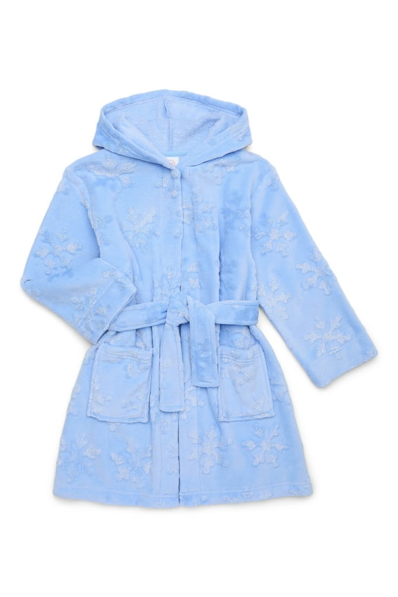 Girls Plush Fleece Sleep Wrap Robe, Sizes 4-18 & Plus