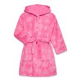 thumbnail image 1 of Wonder Nation Girls Plush Fleece Sleep Wrap Robe, Sizes 4-18 & Plus, 1 of 3