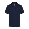 thumbnail image 1 of Wonder Nation Girls School Uniform Interlock Short Sleeve Polo Shirt, Sizes 4-18 & Plus, 1 of 5