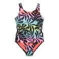 thumbnail image 1 of Wonder Nation Girls Printed One Piece Swimsuit, Sizes 4-16, 1 of 3