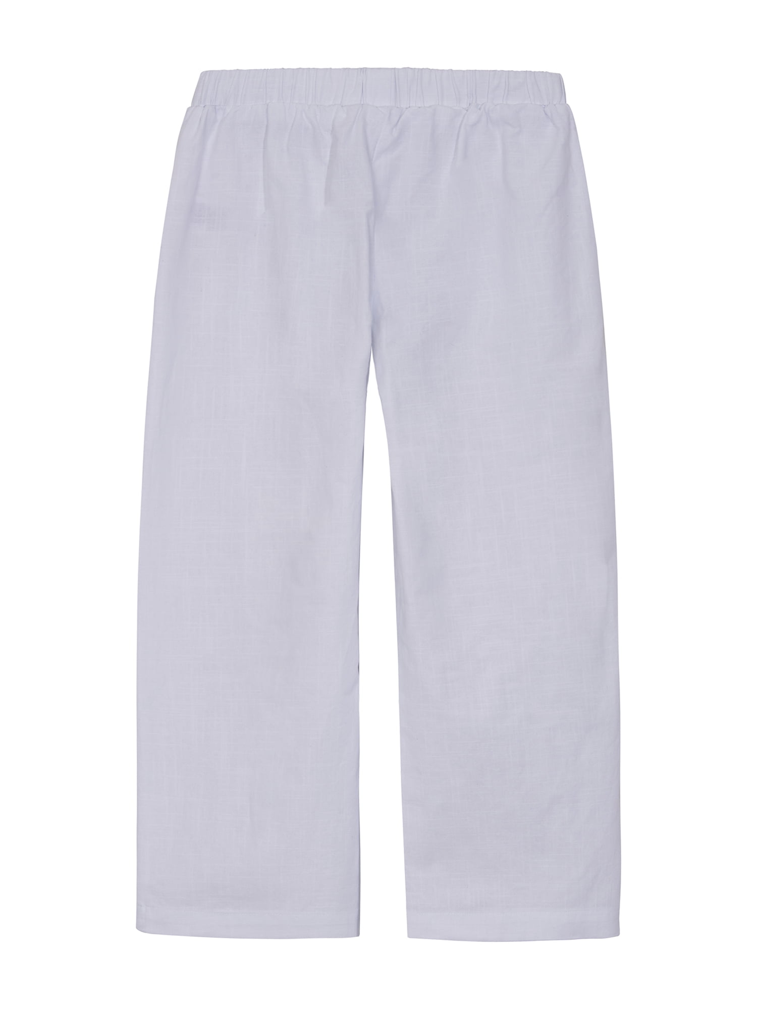 【WONDER WONDER】Tileen wide cotton pants Wonder Nation Girls Pull-On Pants, Sizes 4-18 & Plus