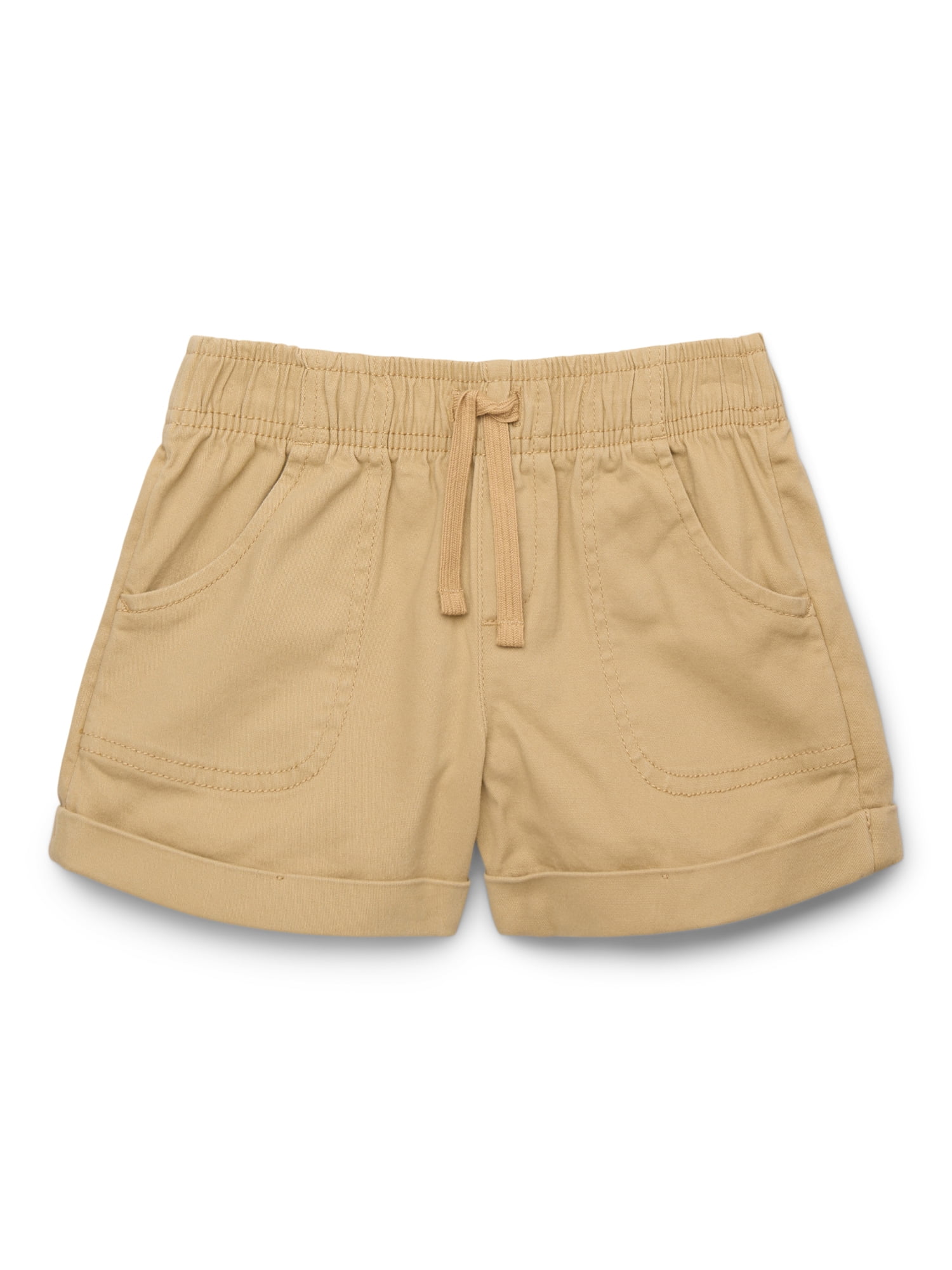 Wonder Nation Girls Pull-On Shorts, Sizes 4/5-18 & Plus