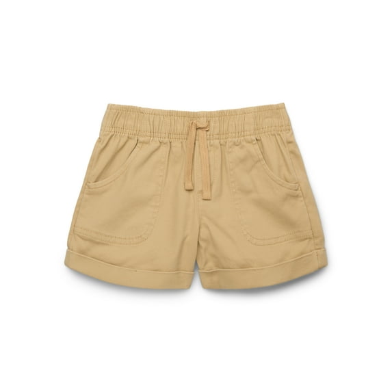 Wonder Nation Girls Pull-On Shorts, Sizes 4-18 & Plus