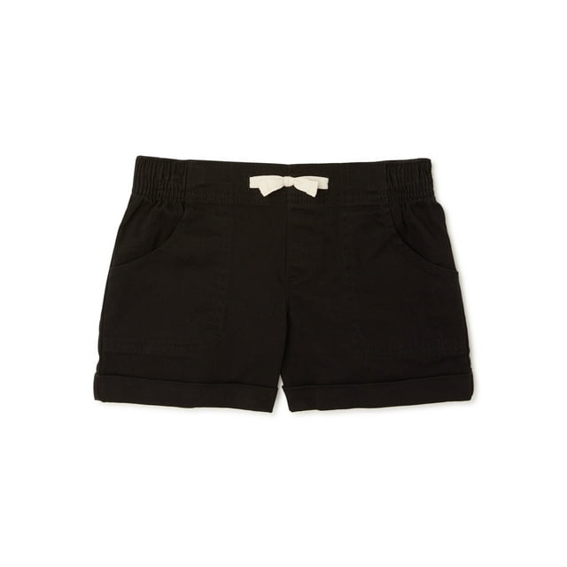 Wonder Nation Girls Pull On Shorts, Sizes 4-18 & Plus