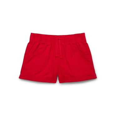 Wonder Nation Girls Pull-On Shorts, Sizes 4-18 & Plus