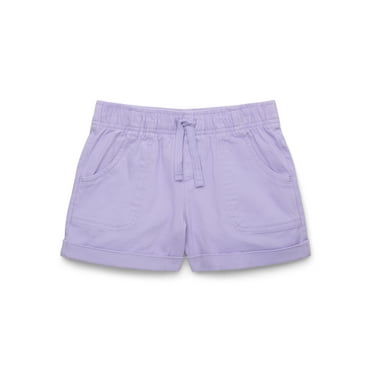 Wonder Nation Girls Pull-On Shorts, Sizes 4-18 & Plus