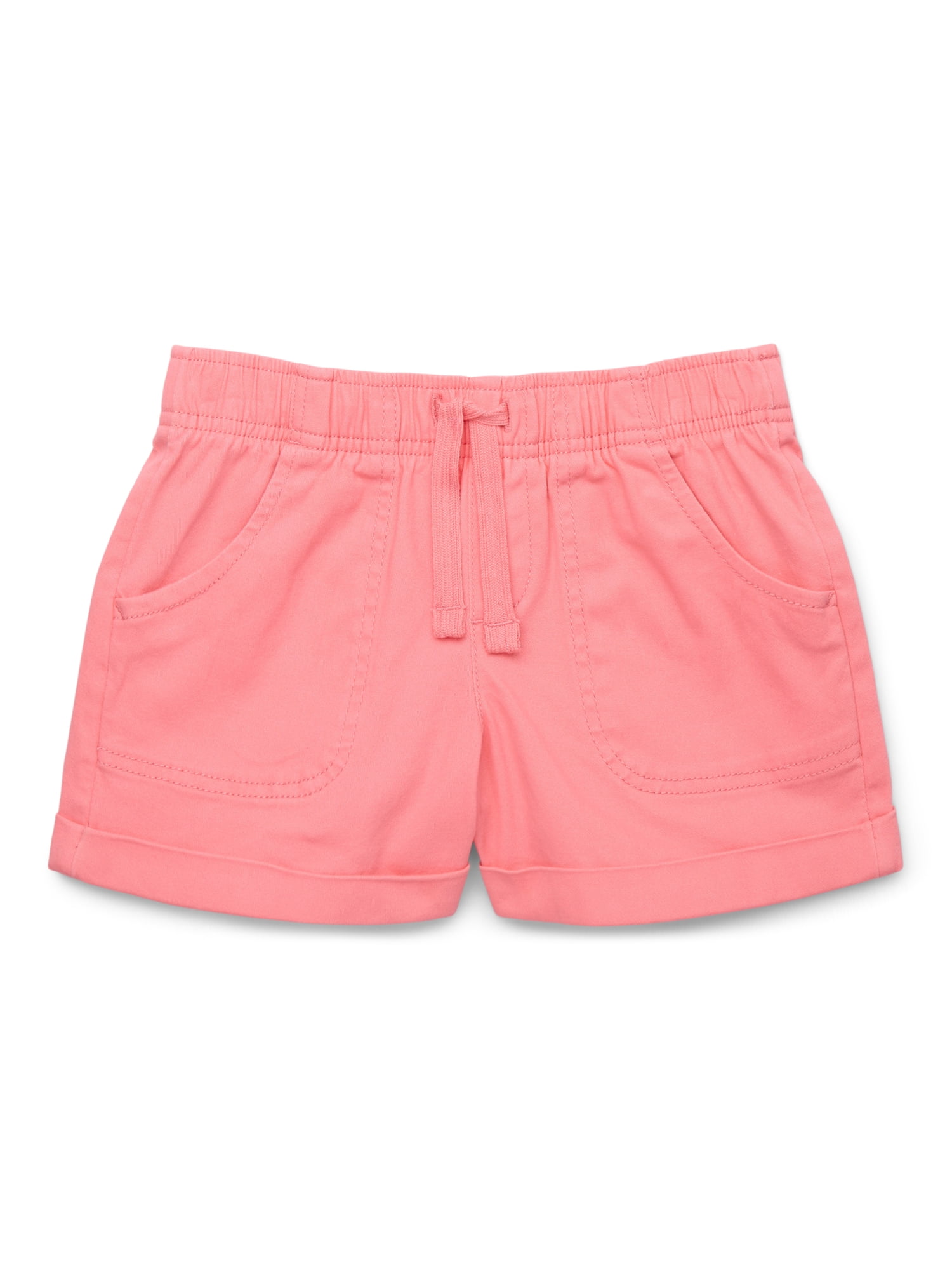 Wonder Nation Girls Pull-On Shorts, Sizes 4/5-18 & Plus