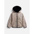 thumbnail image 1 of Wonder Nation Girls Reversible Faux Fur Hooded Jacket, Sizes 4-18 & Plus, 1 of 3