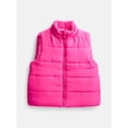 thumbnail image 1 of Wonder Nation Girls Reversible Faux Fur Vest, Sizes 4-18 & Plus, 1 of 3