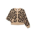 thumbnail image 1 of Wonder Nation Girls Ribbed Button Front Cardigan Sweater, Sizes 4-18 & Plus, 1 of 3