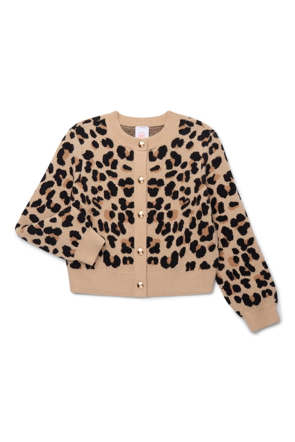 Girls Ribbed Button Front Cardigan Sweater, Sizes 4-18 & Plus