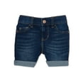 thumbnail image 1 of Wonder Nation Girls Roll Cuff Denim Jean Shorts, Sizes 5-18 & Plus, 1 of 3