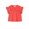 thumbnail image 1 of Wonder Nation Girls Ruffle Trend Top, Sizes 4-18 & Plus, 1 of 5