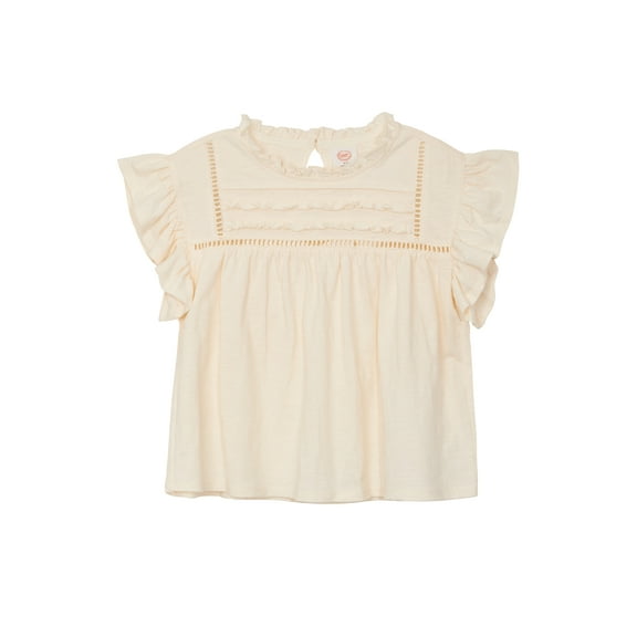 Wonder Nation Girls Ruffle Trend Top, Sizes 4-18 & Plus